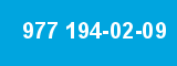 977 194-02-09 977 194-02-09